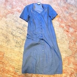 Vintage denim dress